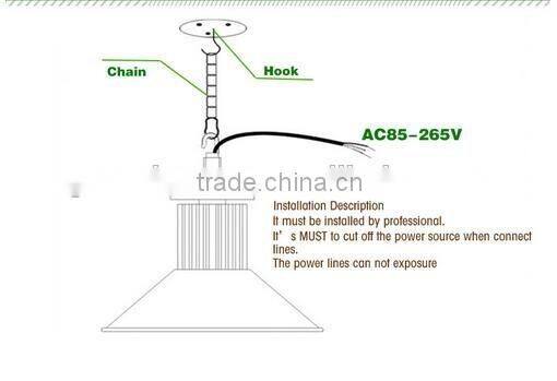 High power led flood light 200W led industrial high bay light