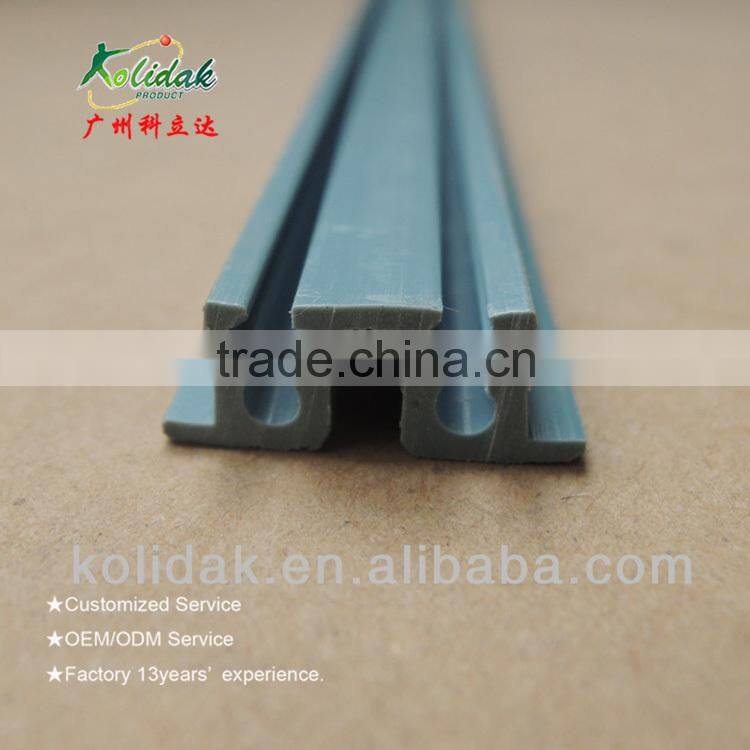 W shape PVC plastic profile extrusion