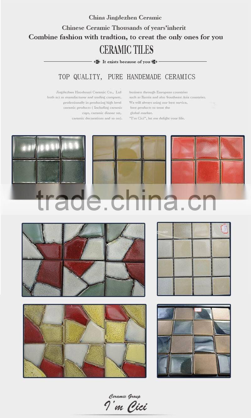 Jingdezhen new design ceramic mosaic low price CC-Z011