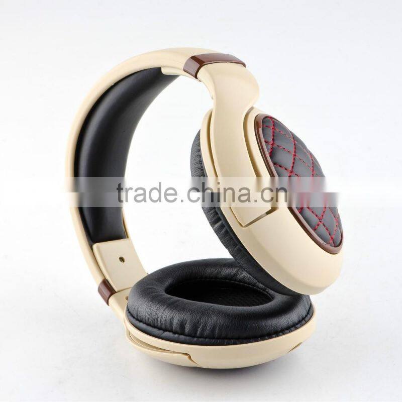 Noise cancelling wired stereo headphone 3.5mm audio jack headband type headphone