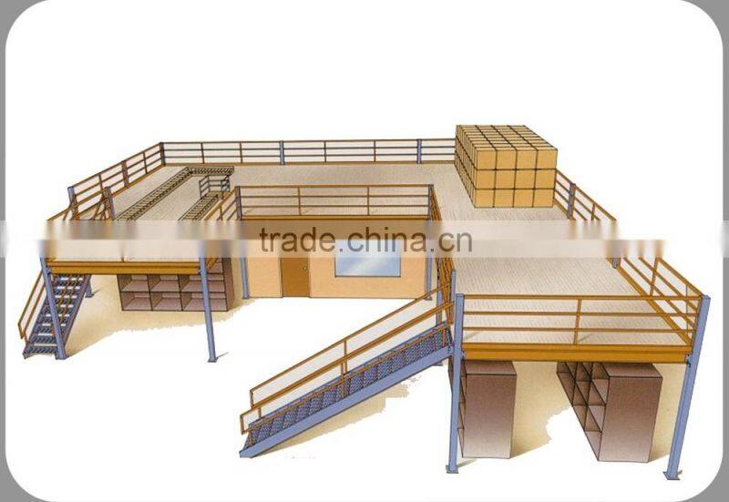 Structure Steel Fabrication Mezzanine Shelf Rack
