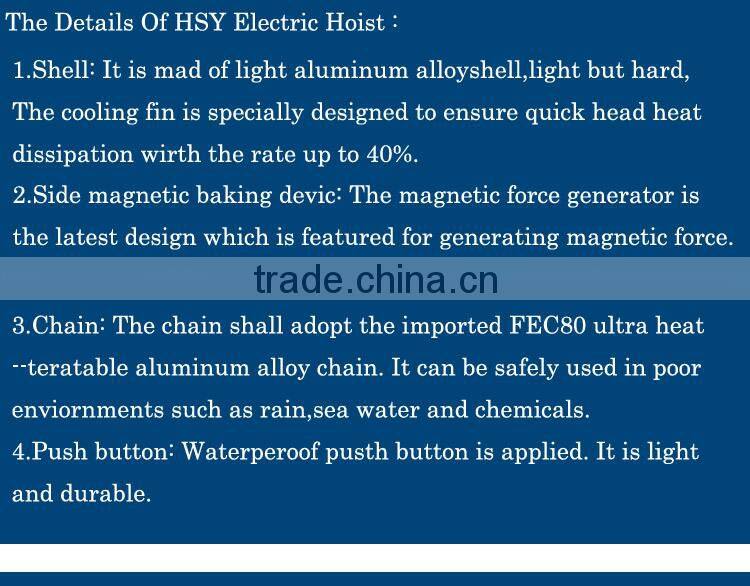 used hoist fitness equipment used electric chain hoist with trolley