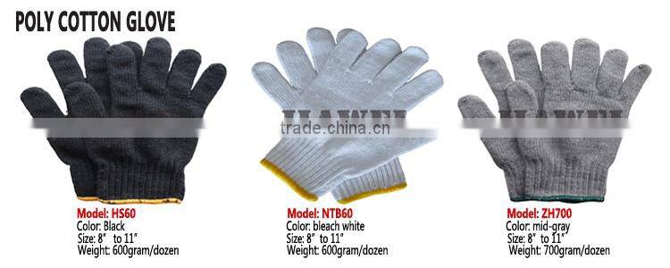 Made in China Best Whie PU Dipped Work Glove/Guantes 0136