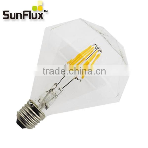 2100K Vintage D80 Diamond Edison bulb LED