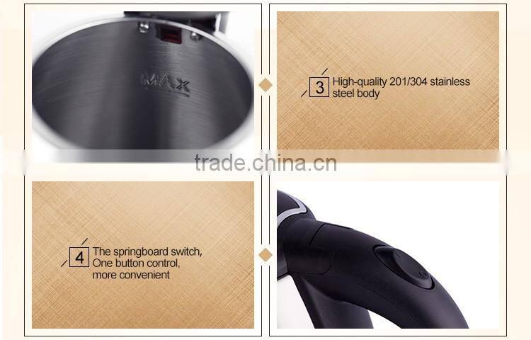 Stainless steel 1.5l water hotel kettle Kettle-ktkz222015511s