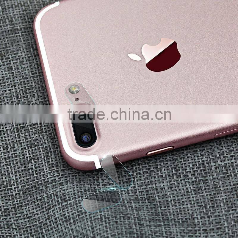 Hot selling mobile accessories for iphone 7 plus screen film camera lens tempered glass screen protector