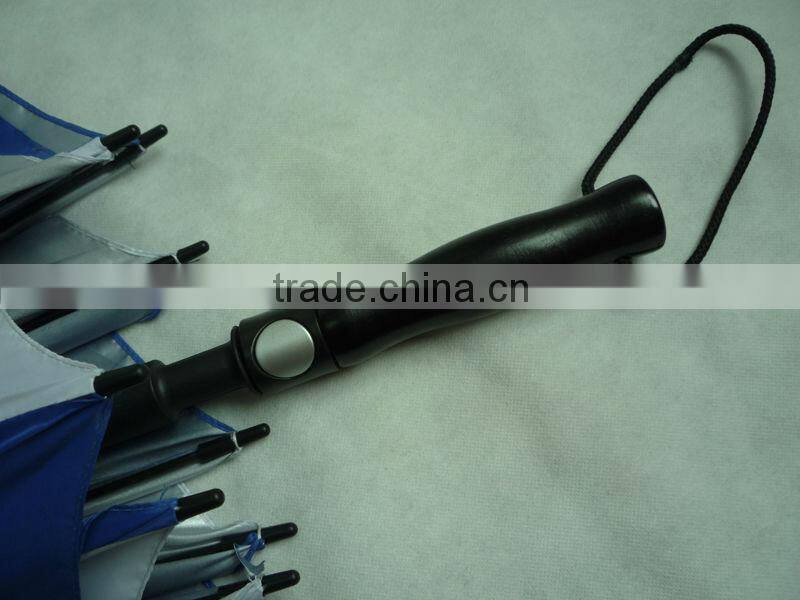 30 Inch Adverttising Blue And White Golf Umbrella OKG46