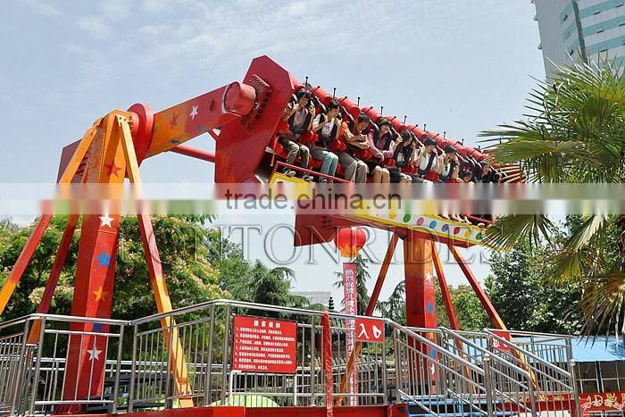 360 Degree Rotary Fun Thrill Rides Top Spin Amusement Machine Equipments