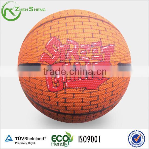 Zhensheng Rubber basketballs Colorfull basketballs Promotional basketball