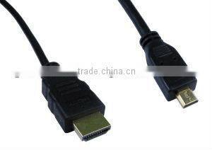 5m micro HDMI to HDMI Cable gold plated high speed with ethernet used to connect tablets cames and camcorders to TVs