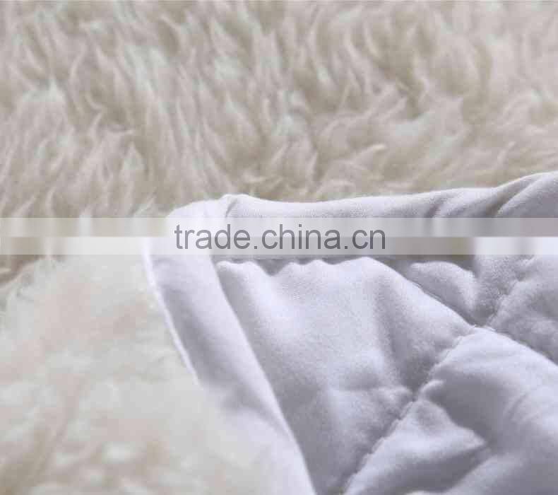 Queen Size Cashmere Waterproof Mattress Pad