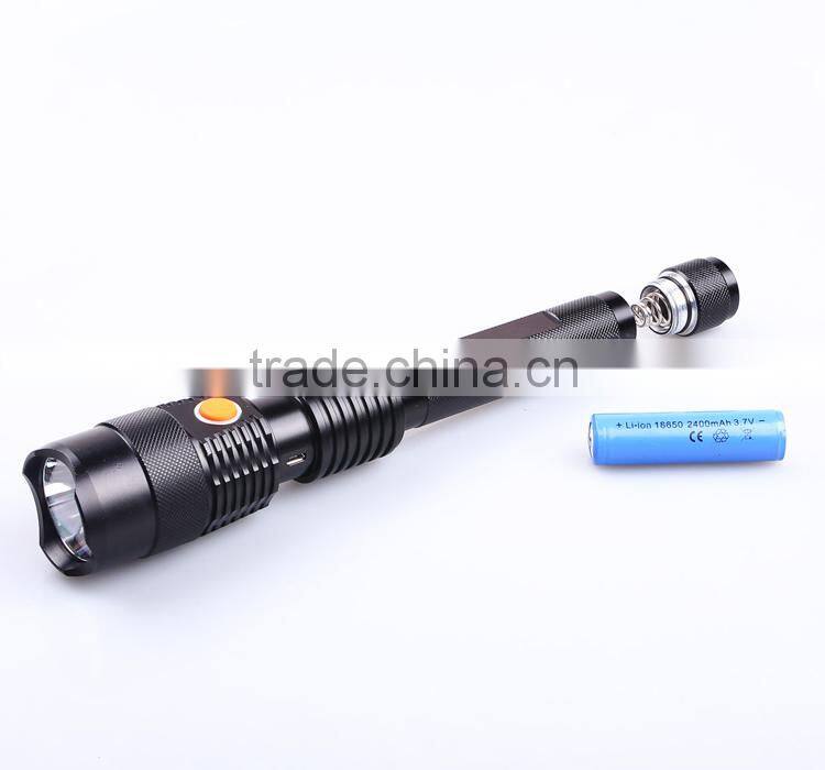 1300LM Super Bright XM-L2 U2 Most Powerful Aluminum Zoom Tactical LED Torch Flashlight
