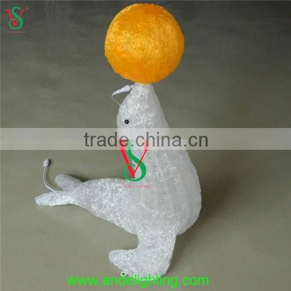 Christmas toy Sea lion figure light