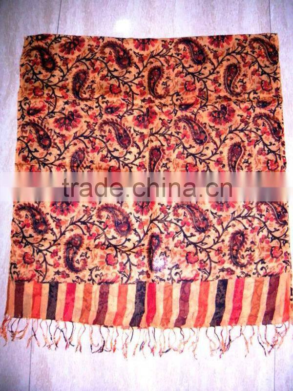 Stylish Yellow Shaded Scarf 2013