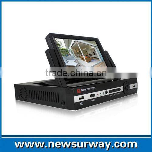 8ch 7.5 inch TFT monitor LCD combo DVR