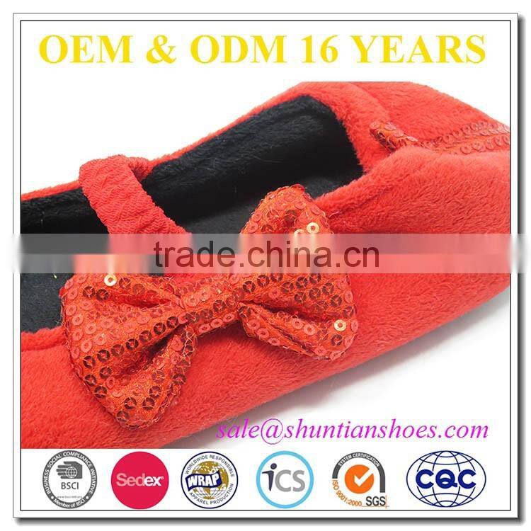 new promotional logo customised ballet shoes for little girls