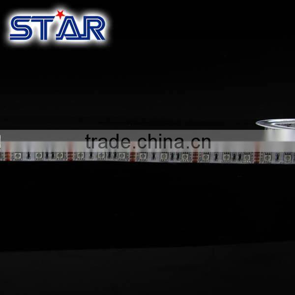 5050 SMD 60LED/M 14.4W/M IP20 non waterproof RGB multicolor led tape light, for indoor only