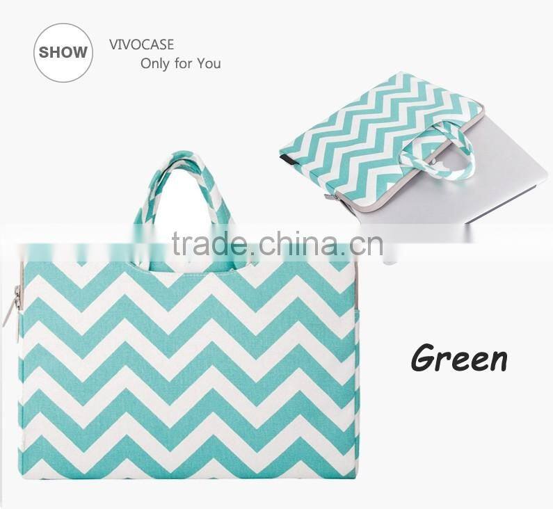 Lightweight High Quality Canvas Fancy Business Laptop Bag