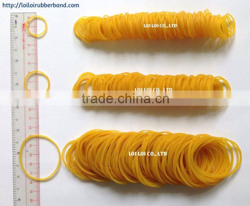 100% Natural Golden Yellow Rubber Bands - Good Quality & Low Price