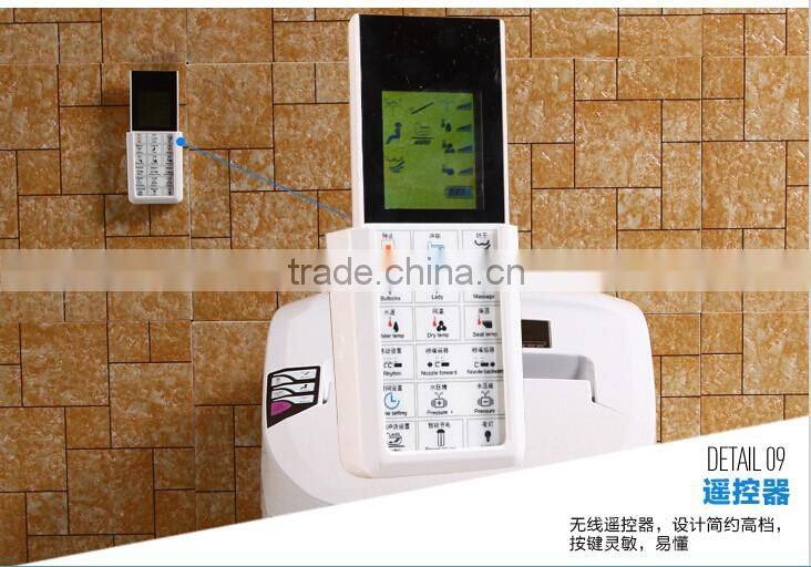 Hot sales modern design sensor seat smart toilet6103
