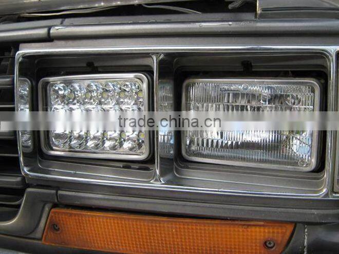5 inch 45w round sealed beam headlight 4x6 high low beam for truck, offroad lighting