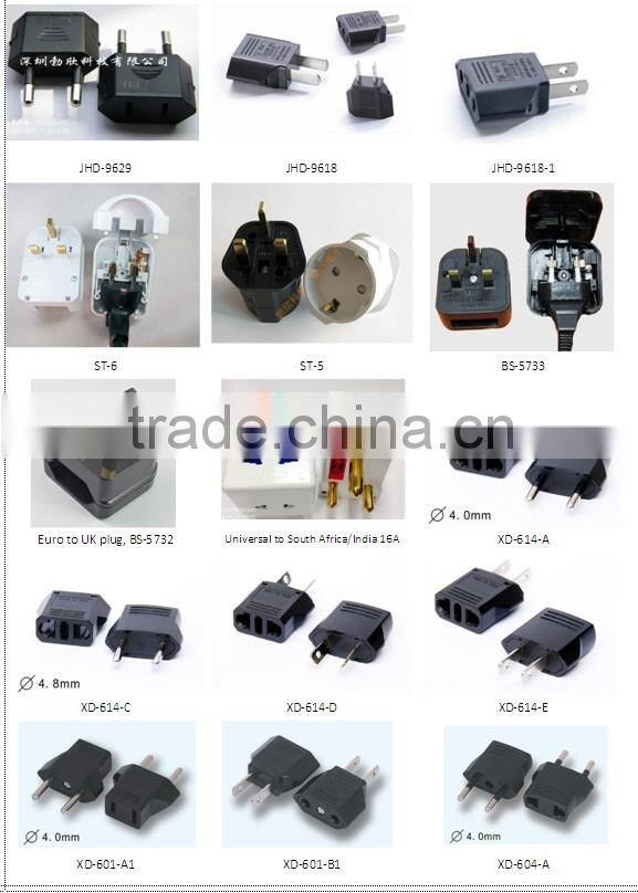 New products 2016 China alibaba wholesale US plug with socket voltage converter 220 110