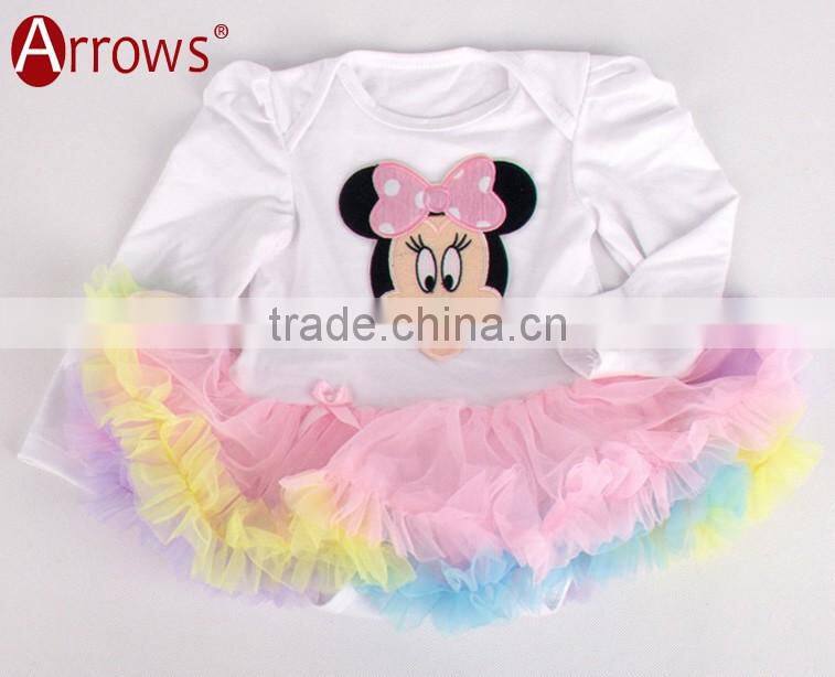 Hot Sale New 2016 Summer Girl Dress White Baby Girl Dress Children Clothing Children Dress 0-12Month