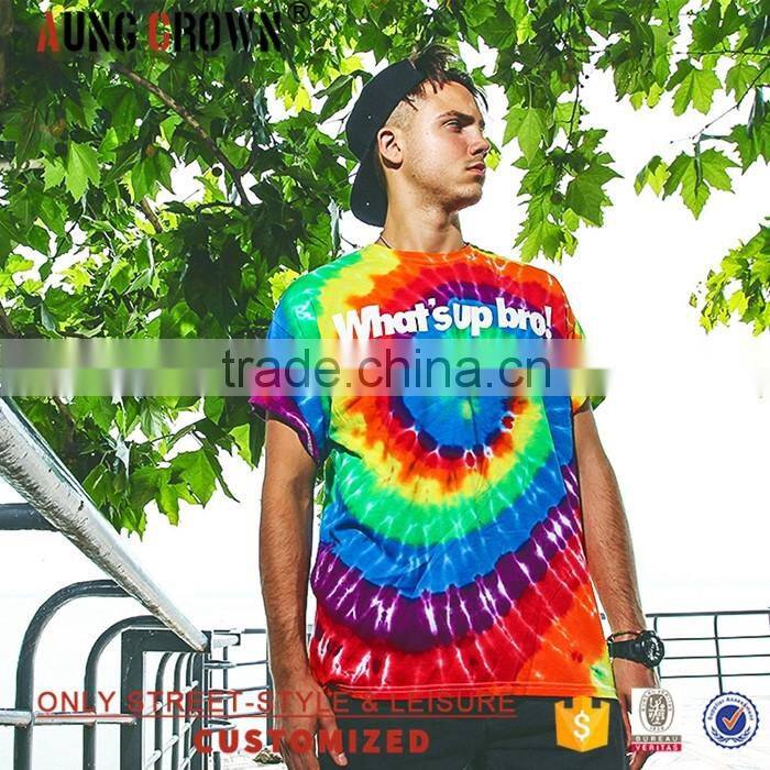 Multicolored Oversized T shirt Print Custom Logo New Style Made In China