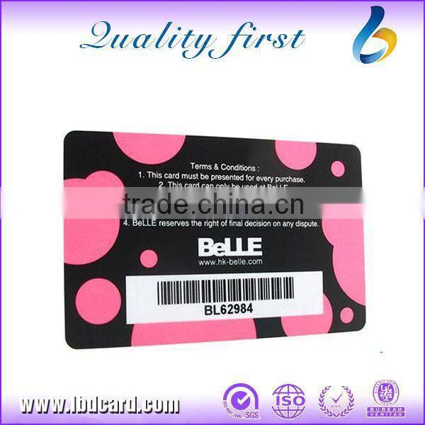 Ntag213 Inkjet Barcode RFID Cards Printing