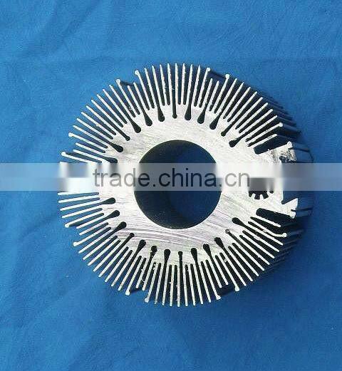 Extruded aluminium profile heat sinks