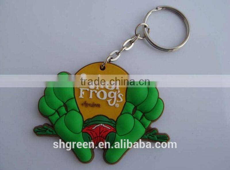 Cartoon 3D silicone rubber keychain