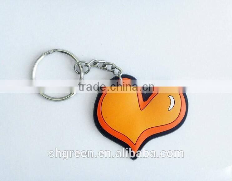 Cartoon 3D silicone rubber keychain