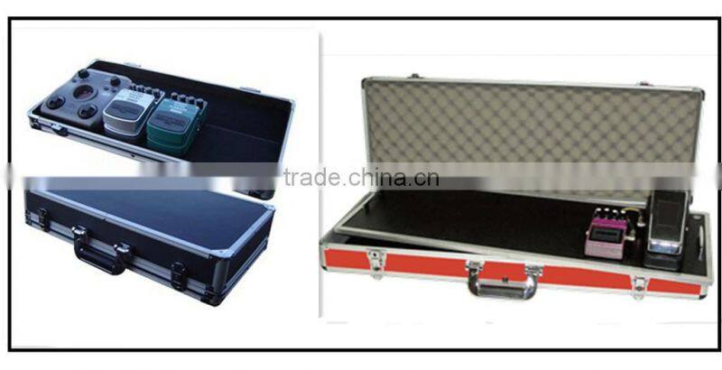 Support custom-made 17" LIGHTWEIGHT GUITAR EFFECTS PEDAL BOARD pedal board case made in china