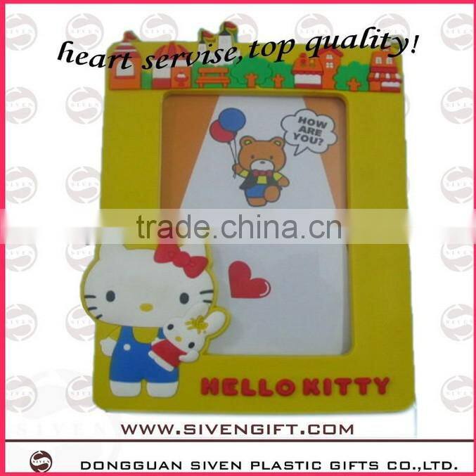 promotional birthday gifts photo frame rubber pvc