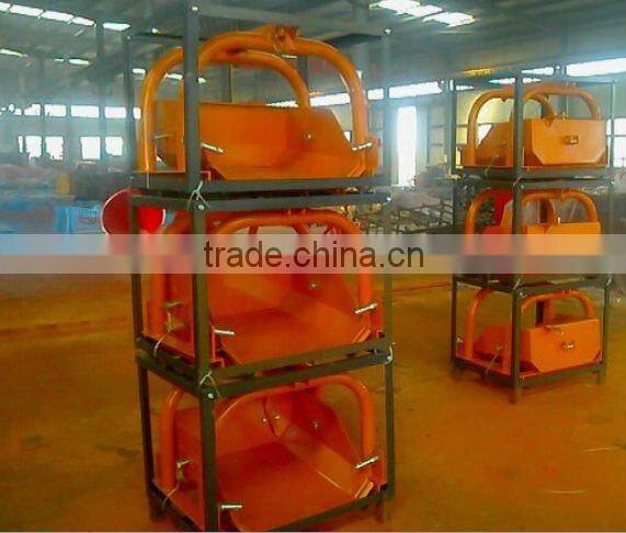 Reinforced tubular steel frame .trowel