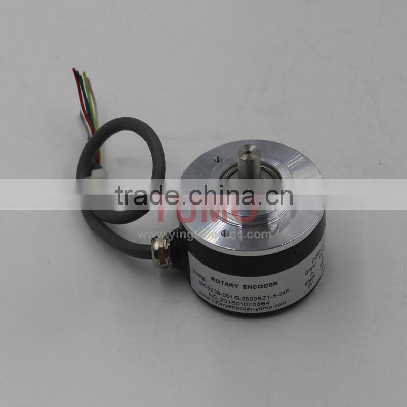 ok ISC5208 2500ppr CNC system MachineSolid shaft encoder optical price incremental rotary encoder