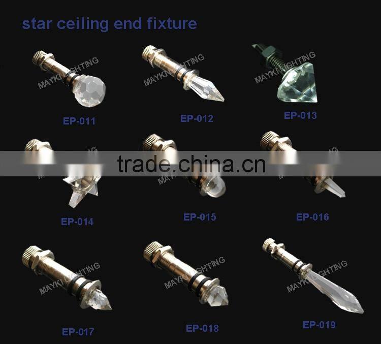 End light kit fiber optic starry sky with 32w portable led light source end emitting harness