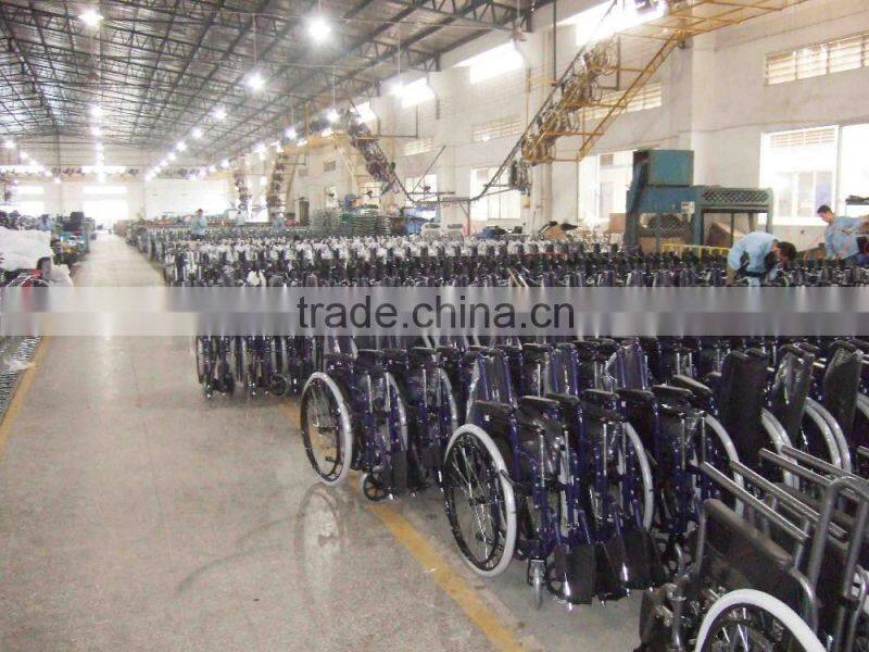 Rehabilitation Therapy Supplies colorful aluminum manual kids reclining wheelchair