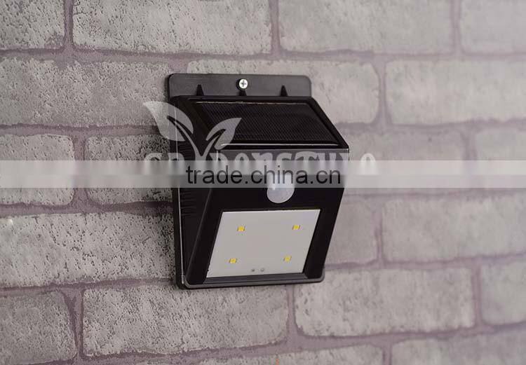 Super Bright Split Type 5 LED Rechargeable Solar Powered Pull light Indoor Decorative solar Wall Lamp solar shed light
