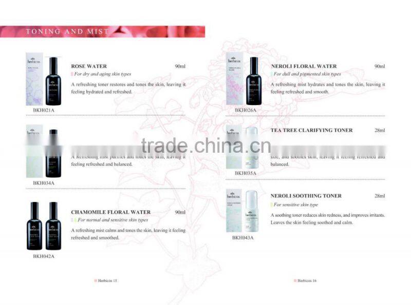 Private Label Moisturizing Skin Care Floral Water/Rose Water Facial Skin Toner 90ml