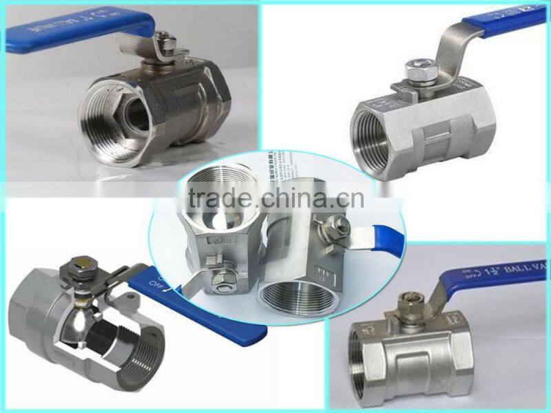 ss316/304 thread 1pc ball valve with price