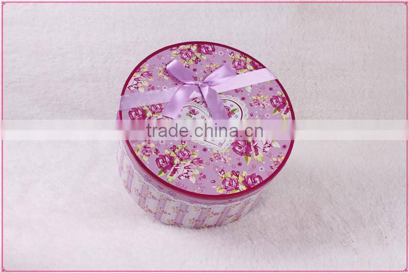 Mysterious Jewelry Packing Gift Paper Round Box
