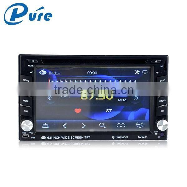 Handsfree Music DVD Bluetooth Auto Stereo Car DVD Player Dashboard Player with 6.5 Inch Screen