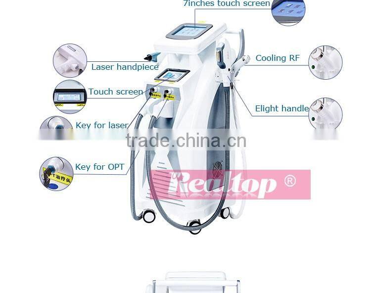 factory direct wholesale !!laser opt rf ipl rf shr hair removal YAG yag laser tattoo removal equipment