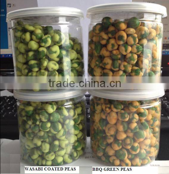 Coated green peas BBQ flavor