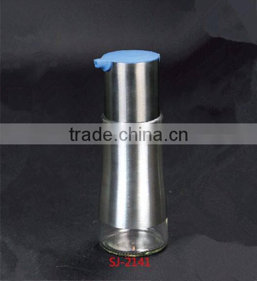 upscale glass kitchenware, oil/vinegar/sauce glass pot