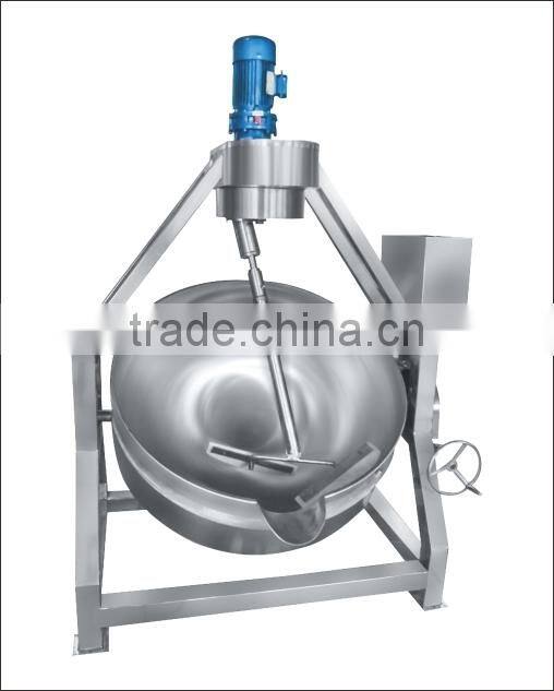300L steam cooking kettle with agitator