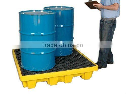 rotomolded plastic pallet, spill pallet, made of PE