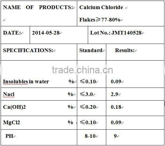 good price Calcium Chloride Pellet 95% Calcium Chloride 74% Flakes