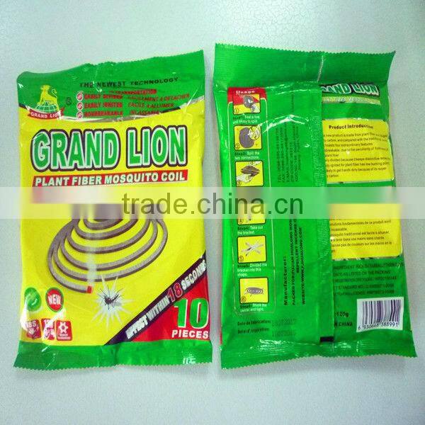 high quality grey paper mosquito coil/ plant fiber mosquito coil